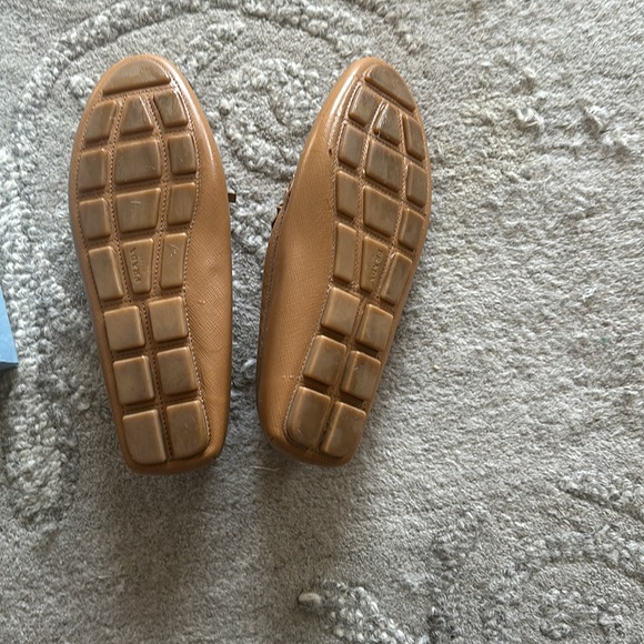 Prada Calzature Donna - color: caramel Women’s Leather Loafer - Picture 3 of 6